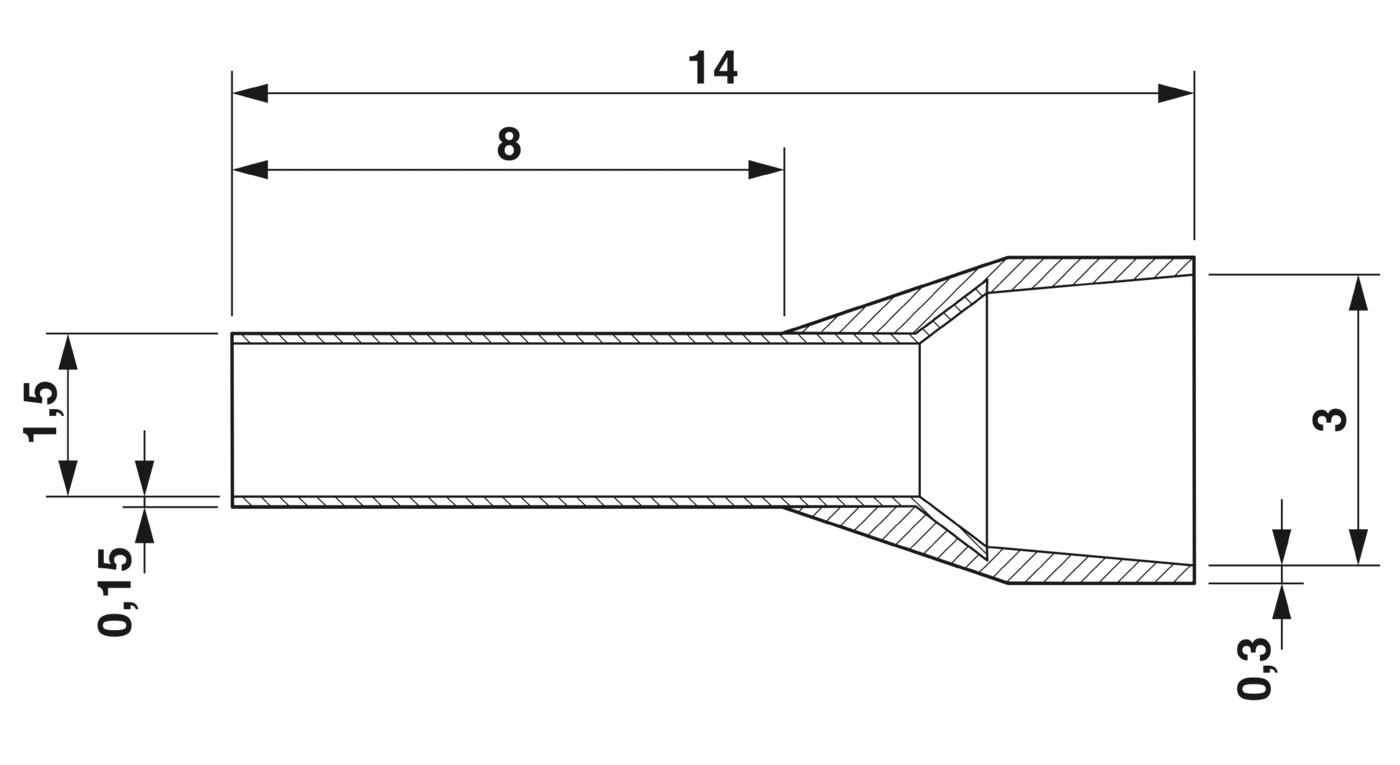 菲尼克斯-冷壓頭-3200030