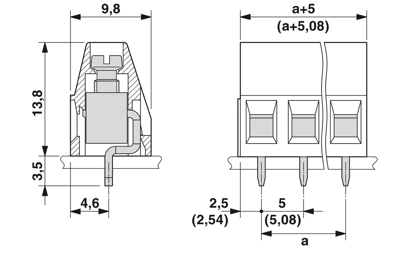 菲尼克斯 Phoenix Contact-PCB端子-1718951
