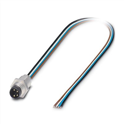 1500347§SACC-E-M 8MS-4CON-M8/0,5 - 設備連接器 板前安裝