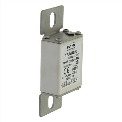 170M1520§200 A, 690 Vac(IEC), size 000高速保險絲
