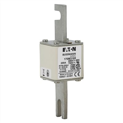 170M3165§200A, 700Vac (UL), 690Vac (IEC),高速保險絲