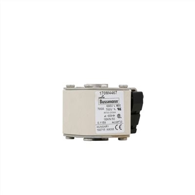 170M4467§700A, 700Vac (UL)、690Vac (IEC) 高速保險絲