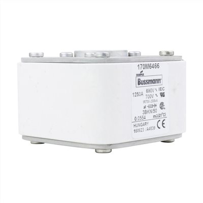 170M6466§1250A,690 Vac (IEC), 700 Vac (UL),高速保險絲