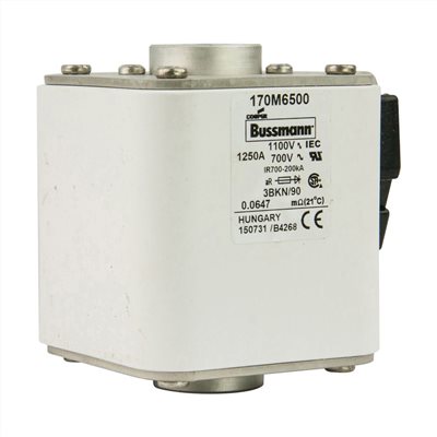 170M6500§1250A,1100 Vac (IEC) 1100 Vac (UL),高速保險絲