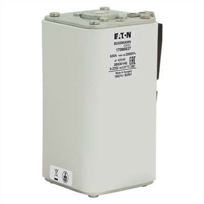 170M6637§630A, 2000 Vac(IEC),高速保險絲