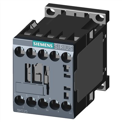 3RT2518-1AF00§Contactor, 2 NO + 2 NC, AC-3, 7.5 kW, 110 V AC, 50/60 Hz, 4-pole, 2 NO+ 2 NC, Size S00, screw terminal
