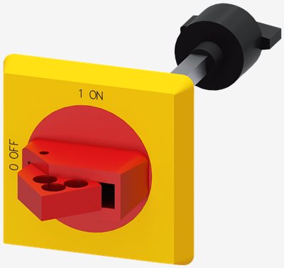 3RV2926-0C§Door-coupling rotary operating mechanism IP64 Emergency switching-off, size S00...S3 130 mm shaft