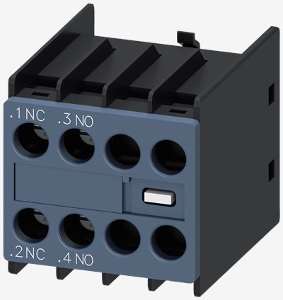 3RH2911-1HA11§Auxiliary switch on the front, 1 NO + 1 NC Current path 1 NC, 1 NO for 3RH and 3RT screw terminal .1/.2, .3/.4,