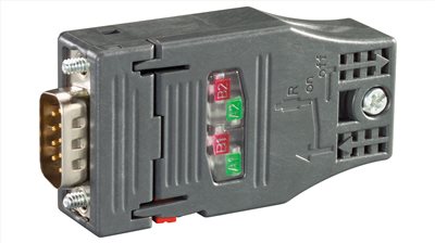 6GK1500-0FC10§PROFIBUS FC RS 485 plug 180 PROFIBUS connector with FastConnect connection plug and axial cable outlet for Industry PC, SIMATIC OP, OLM